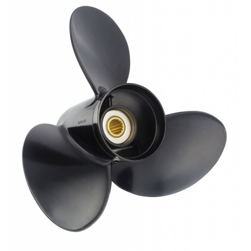 Johnson Evinrude 6 HP 2T 3-Blade Aluminum Propeller 8.5x9R - Solas