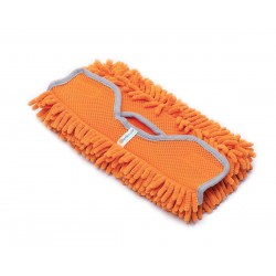 Microfibre pad for cleaning painted surfaces and awnings