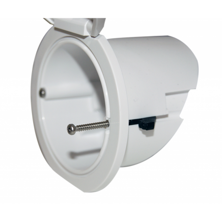 Round niche with hand shower