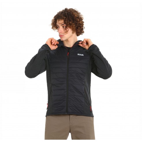 Sweatshirt Act Hybrid Fleece graphit...