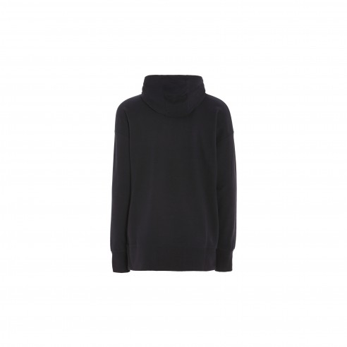 Dam Deck Hoodie Mörk Marinblå - Slam