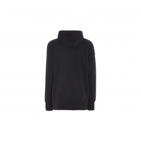 Dam Deck Hoodie Mörk Marinblå - Slam
