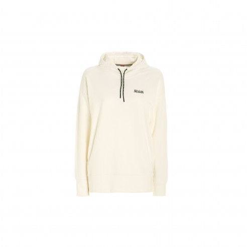 Damen Deck Hoodie Off White - Slam