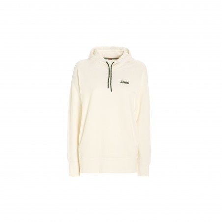 Sweat à capuche Deck pour femme blanc cassé - Slam