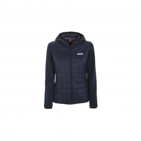 Felpa da donna Act Hybrid Fleece dark navy - Slam