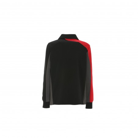 Women's Deck Fz black/red/grey sweatshirt - Slam