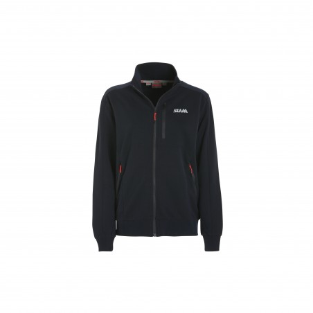 Sweat-shirt Deck Fz pour femme marine foncé - Slam