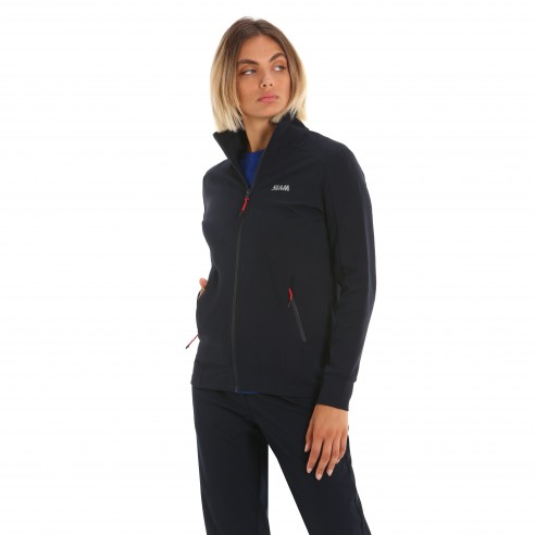 Women's Deck Fz sweatshirt dark navy...