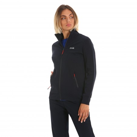 Sudadera Deck Fz de mujer azul marino oscuro - Slam