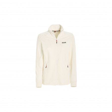 Sweat-shirt femme Deck Fz écru - Slam