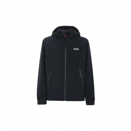 Act Hooded dark navy jacket - Slam