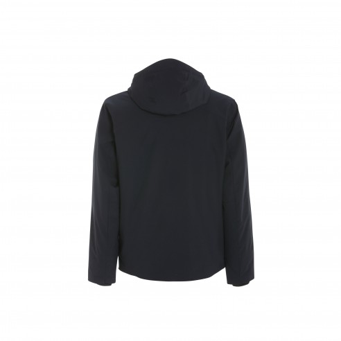 Act Hooded Ins dark navy jacket - Slam