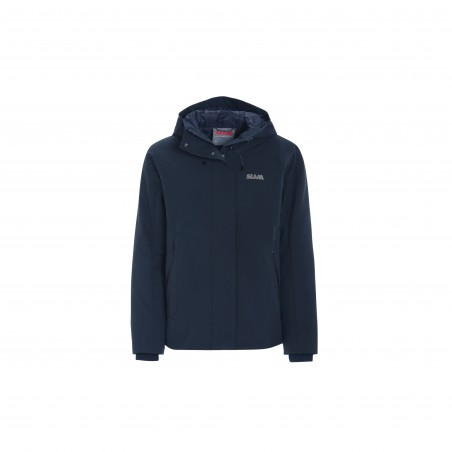 Chaqueta Act Hooded Ins azul marino oscuro para mujer - Slam