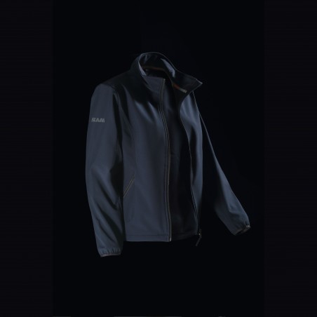 Act Softshell damesjack donkerblauw - Slam