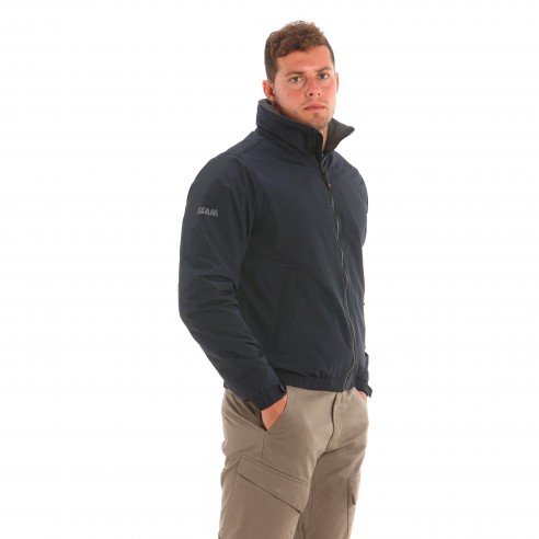 Warm zeiljack donkerblauw - Slam