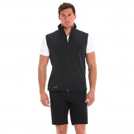 Gilet Act Softshell dark navy - Slam