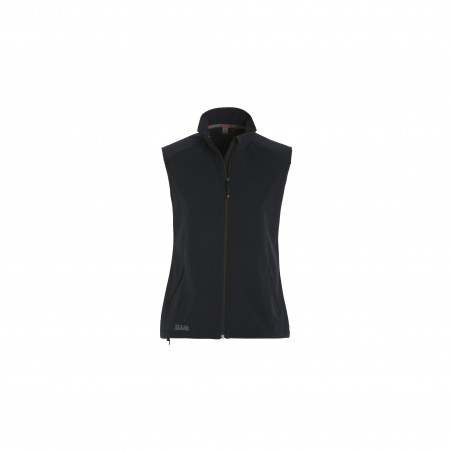 Women's Act Softshell dark navy vest - Slam