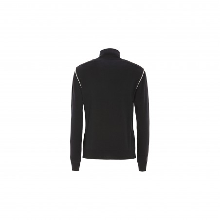 Indra dark navy women's turtleneck sweater - Slam