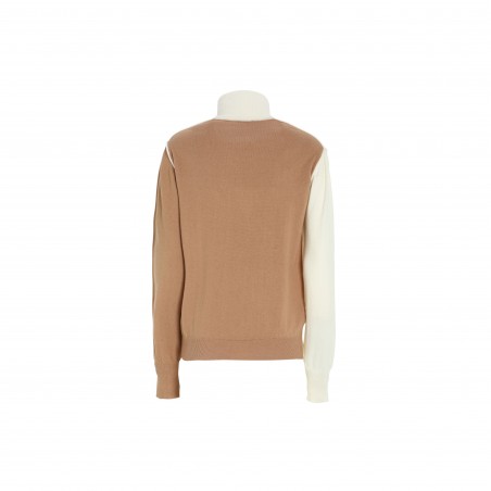 Indra Off-White Dame Høyhalsgenser - Slam