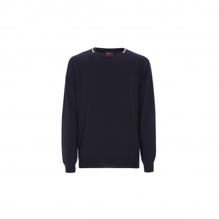 Boann dark navy crewneck sweater - Slam