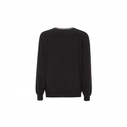 Boann dark navy crewneck sweater - Slam