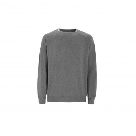 Pull ras du cou Boann gris moyen - Slam