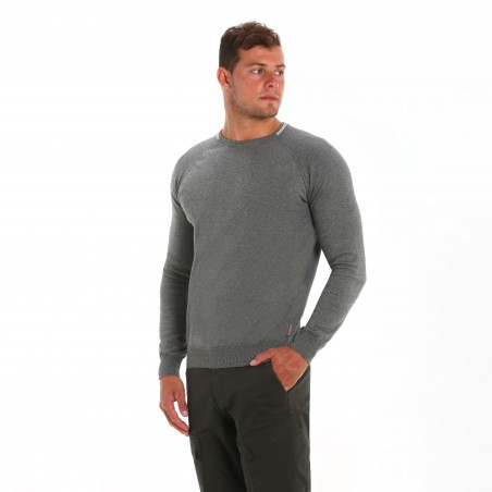 Boann Crew Neck Sweater Medium Grey - Slam