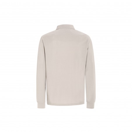 Polo Deck Ls glacier gray - Slam