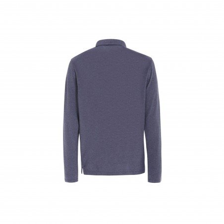 Heba Ls dark navy polo shirt - Slam