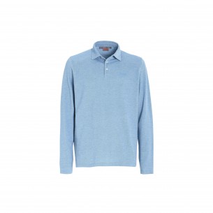 Polo Heba Ls light blue - Slam