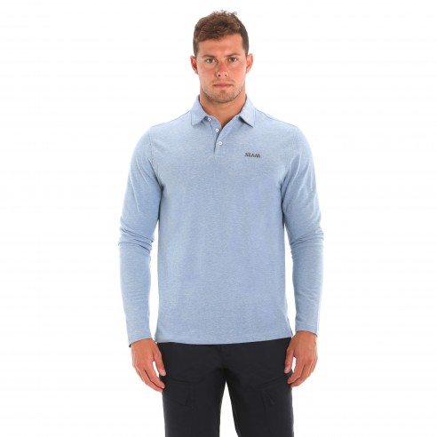 Heba Ls hellblaues Poloshirt - Slam
