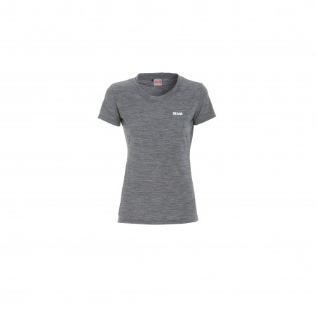 Camiseta de mujer de grafito merino - Slam