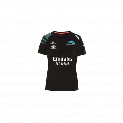 ETNZ Deck Damen schwarzes T-Shirt - Slam