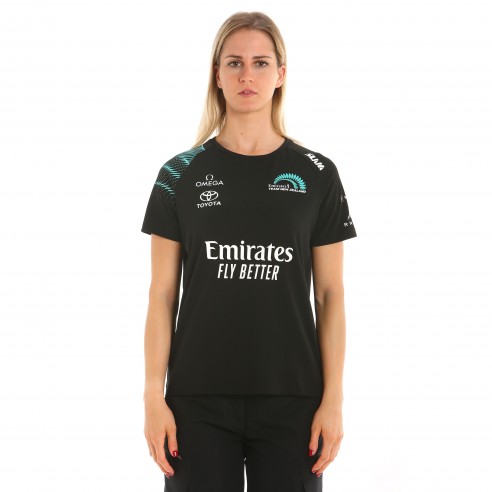 ETNZ Deck Damen schwarzes T-Shirt - Slam