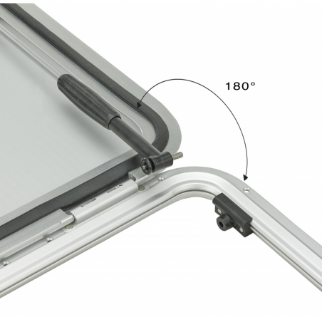 Flangia per passouomo Plastimo in alluminio