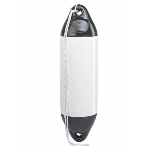 Parabordo cilindrico bianco con calotta nera Serie Performance - Plastimo