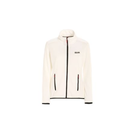Act Grid Fleece damegenser offwhite - Slam