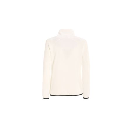 Felpa da donna Act Grid Fleece off white - Slam
