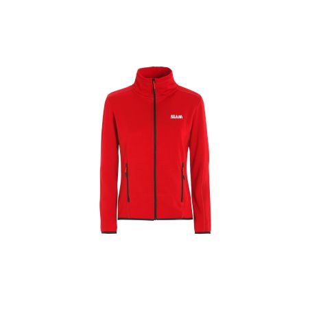 Act Grid Fleece Chili Naisten Collegepaita - Slam