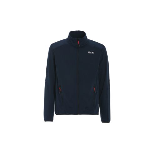 Felpa Act Grid Fleece dark navy - Slam