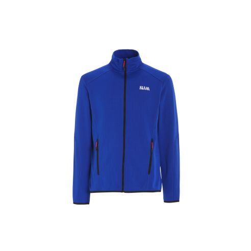 Felpa Act Grid Fleece olympic blue - Slam