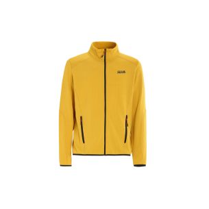 Ockerfarbenes Sweatshirt Act Grid Fleece - Slam