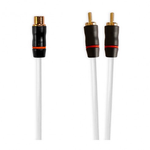 0.9ft female-to-double male splitter RCA cables - Fusion