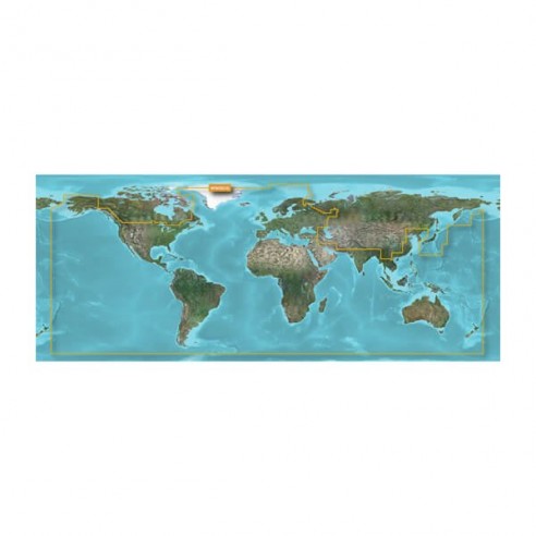 BlueChart G3 World Coastal Cartography mit SD/Micro SD-Halterung - Garmin