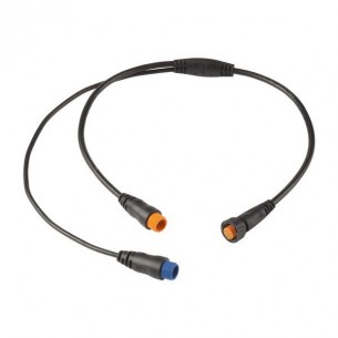 Adapter cable from 12-pin and 8-pin transducers to 12-pin echo for fiberglass boats - Garmin
