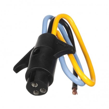 12/24V 3-pins vrouwelijke stroomconnectoren - Motorguide