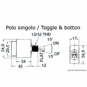 Airpax/Sensata magnetische/hydraulische tuimelschakelaar