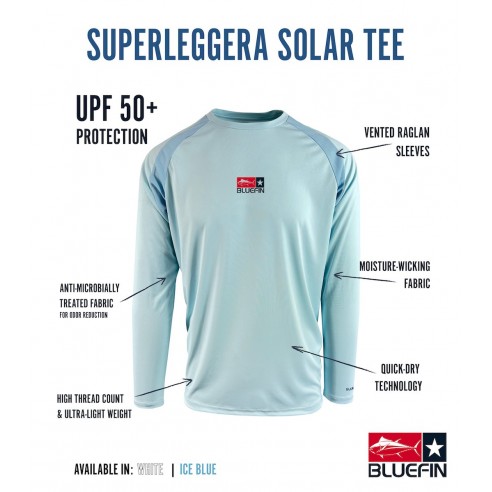 Superleichtes UPF 50-Angelhemd - Bluefin USA