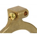 2" x 56mm messing buitenboordkraan.