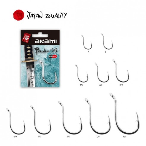 AKAMI HOOKS SERIES BEAK-SS 3/0